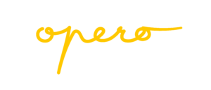 Opero logo Yellow on white_vetsi
